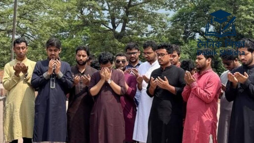 মুক্তিযুদ্ধ ৭১’র শহীদদের প্রতি শ্রদ্ধা জানালেন ডাকসু নেতারা