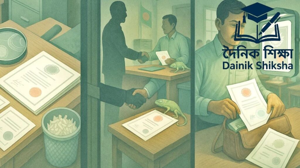 সরকারের সিদ্ধান্ত – ১৩৮ ভুয়া শিক্ষককে বৈধতার সুযোগ সরকারের সিদ্ধান্ত - ১৩৮ ভুয়া শিক্ষককে বৈধতার সুযোগ