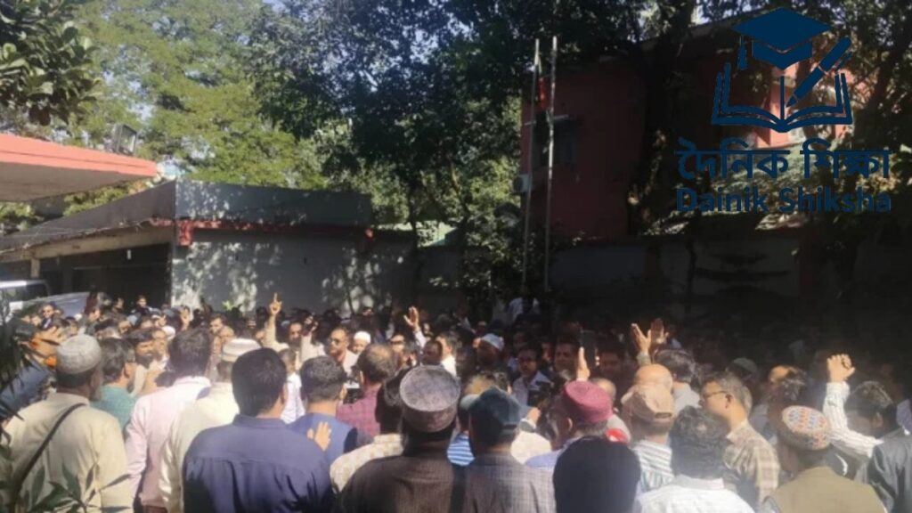 মাধ্যমিক শিক্ষকদের কমপ্লিট শাটডাউন সোমবার থেকে কার্যকর